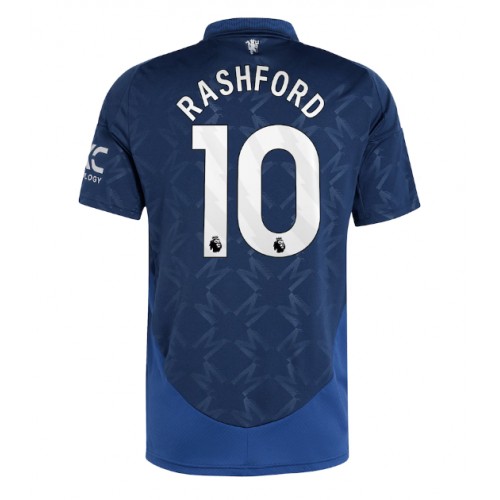 Fotbalové Dres Manchester United Marcus Rashford #10 Venkovní 2024-25 Krátký Rukáv